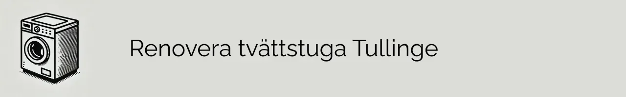 Renovera tvättstuga Tullinge